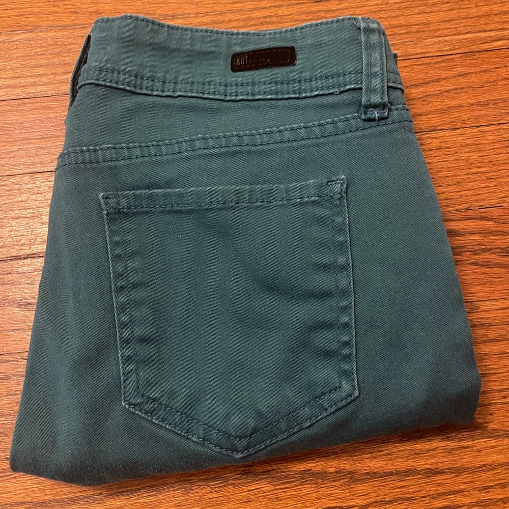 Kut from the Kloth turquoise jeans